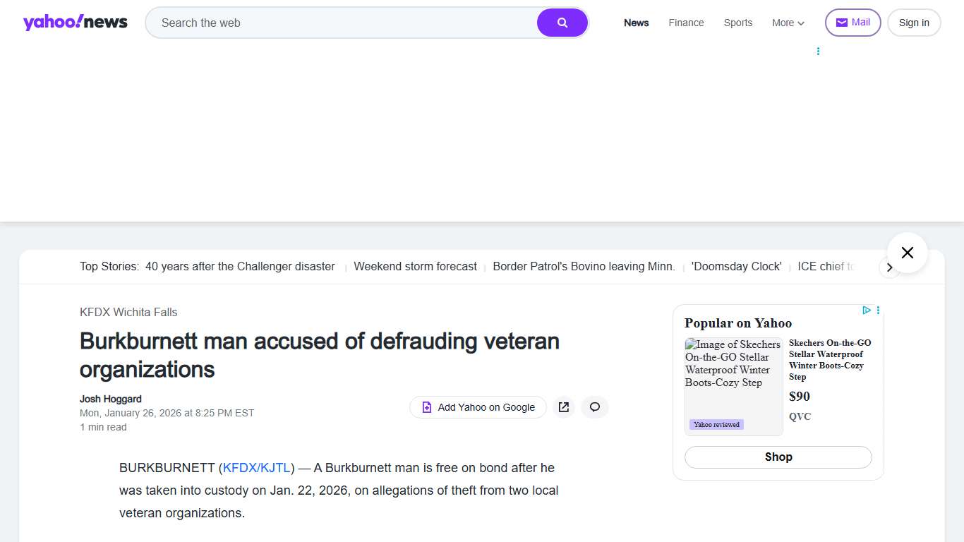 Burkburnett man accused of defrauding veteran organizations